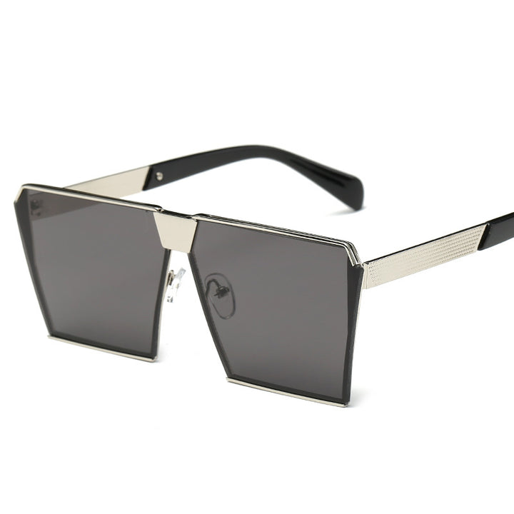 Dame oversized solbrille med markant kvadratisk design Luvikno