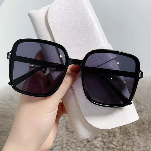 Dame kvadratisk oversized solbrille med integrert UV-beskyttelse Luvikno