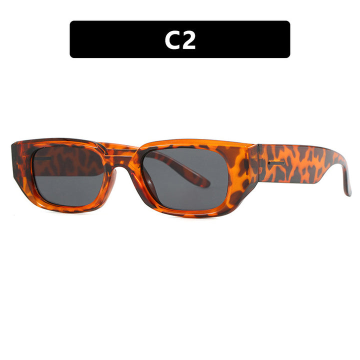 Dame trendy solbriller med innovativ, transparent ramme og polarisert glass Luvikno