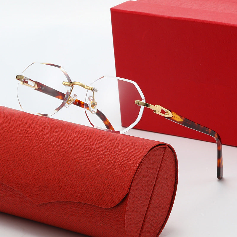 Damer elegant Korreksjonsbrille med moderne åttkantet ramme Luvikno