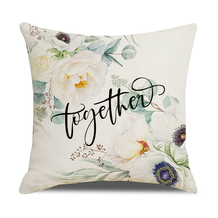Kvinnelig Elegant Putetrekk med Blomsterdesign Luvikno