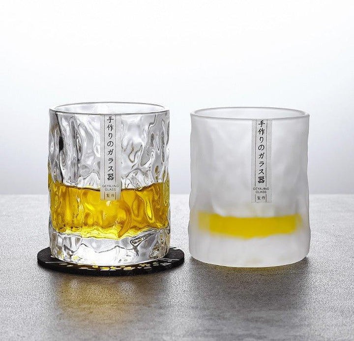 Japanske Edo Kiriko Glacier Whisky Glasser | Luvikno