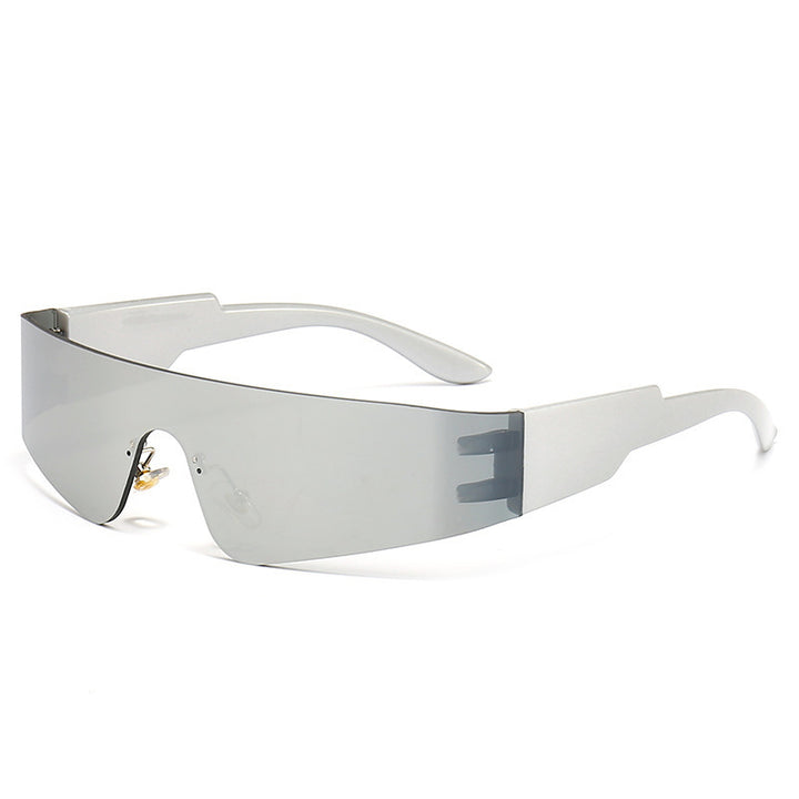 Dame Sporty solbriller med futuristisk design Luvikno