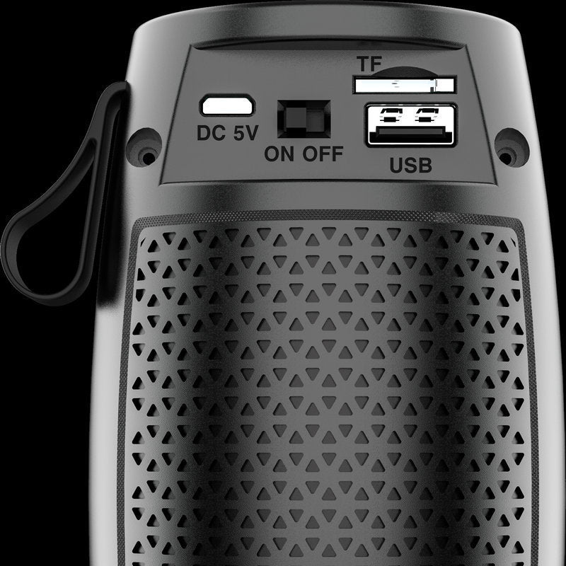 Dame multifunksjonell Bluetooth-høyttaler med LED-lyseffekter Luvikno