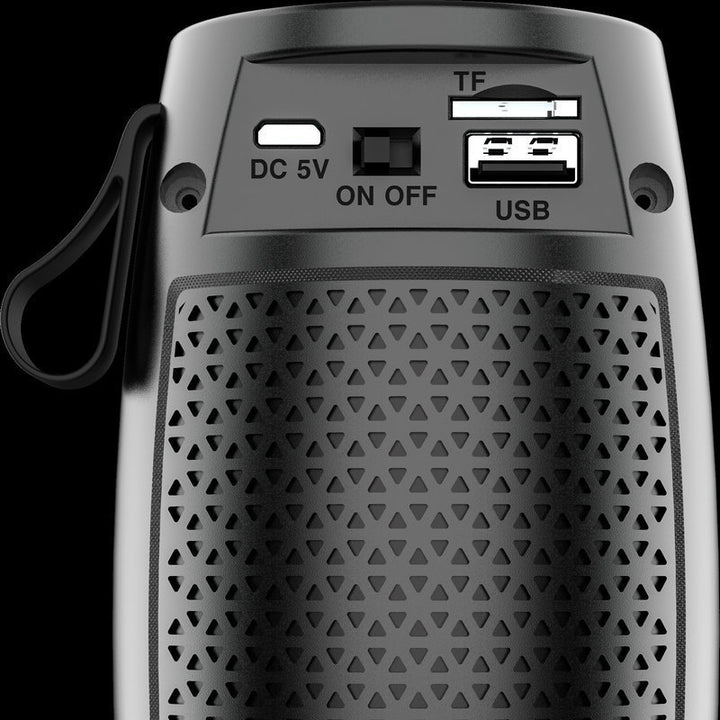 Dame multifunksjonell Bluetooth-høyttaler med LED-lyseffekter Luvikno