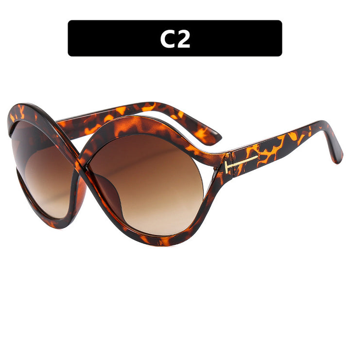 Dame ekstravagant formet solbrille Luvikno