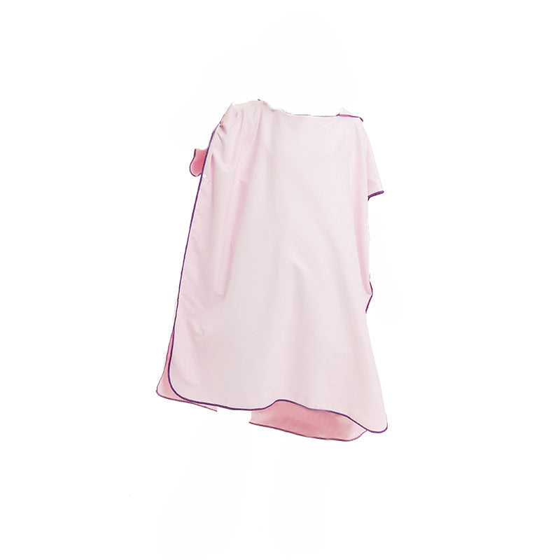 Dame hetteponcho av myk mikrofiberstoff Luvikno