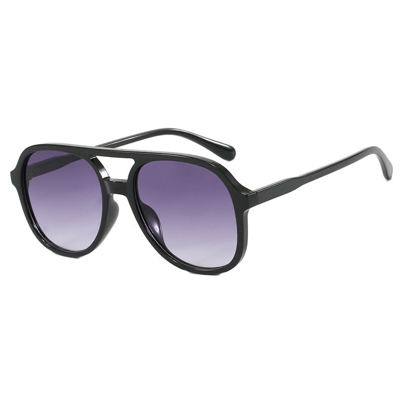Dame oversized solbriller med innovativt design Luvikno