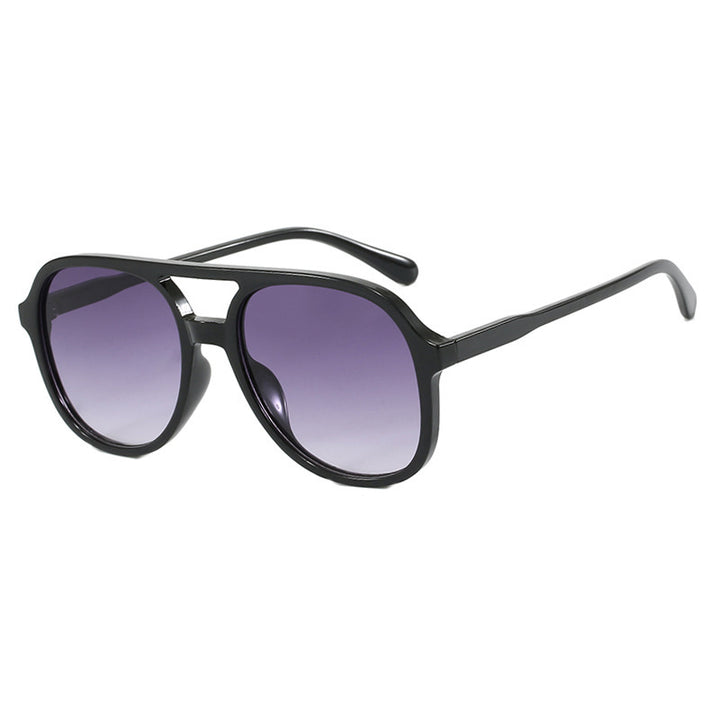 Dame oversized solbriller med innovativt design Luvikno