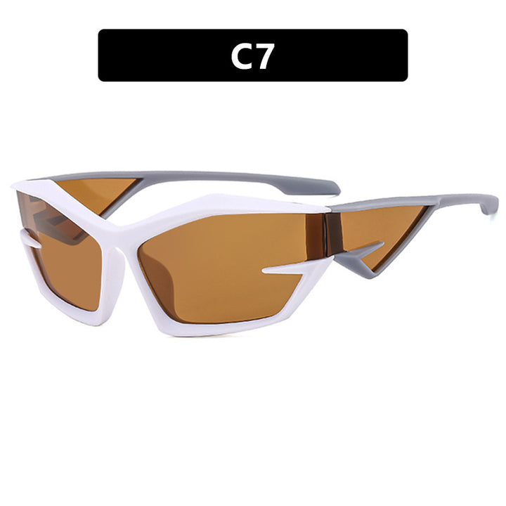 Damer futuristisk Sport-solbrille Luvikno