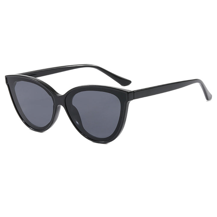 Dame moter Cat-Eye solbriller med gradientlinser Luvikno