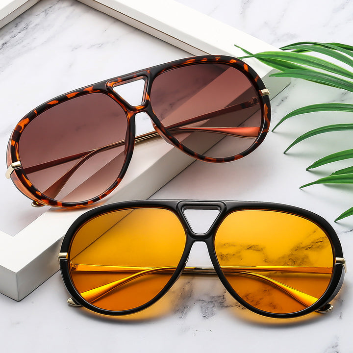Dame Oversized Glamour-solbrille Luvikno