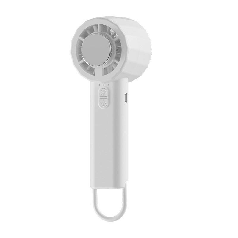 Unisex nan tragbarer Mini-Håndvifte med USB-C ladekontakt og integrert sprøytesky-funksjon Luvikno