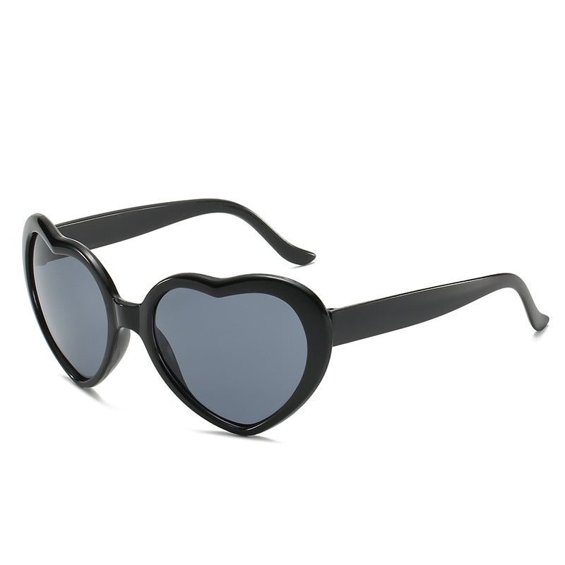 Damer hjerteformet solbrille Luvikno