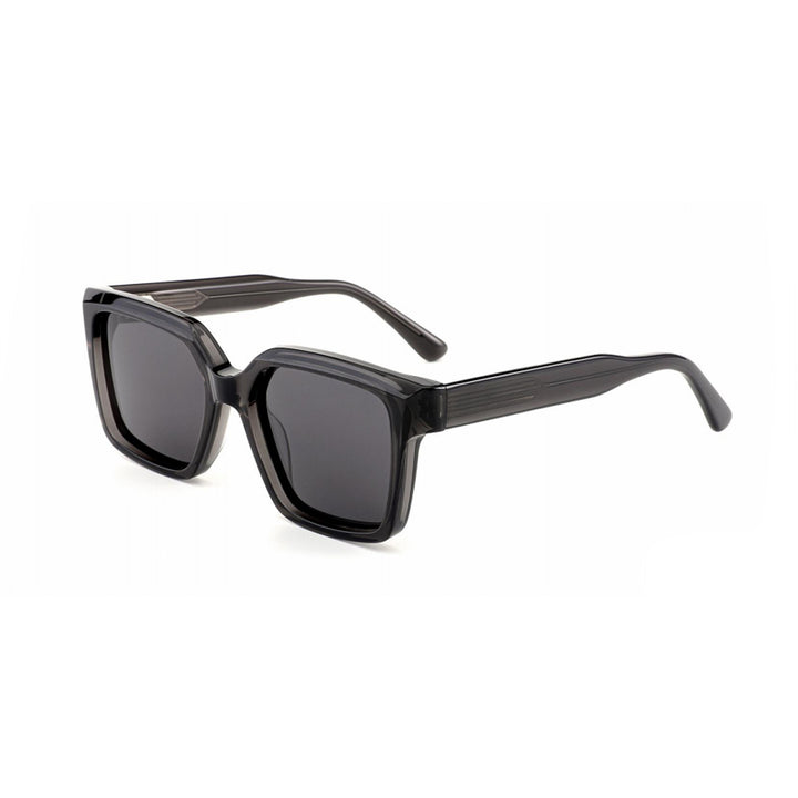 Damer moterik solbrille i markant kvadratisk design Luvikno