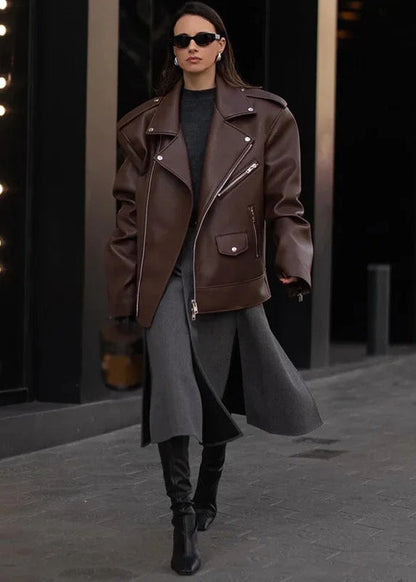 Luvik | Tekonahka moottoripyörätakki