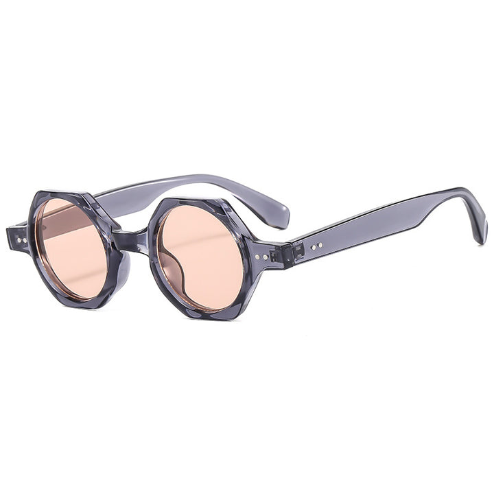 Dame Geometrisk solbrille i iøynefallende design Luvikno