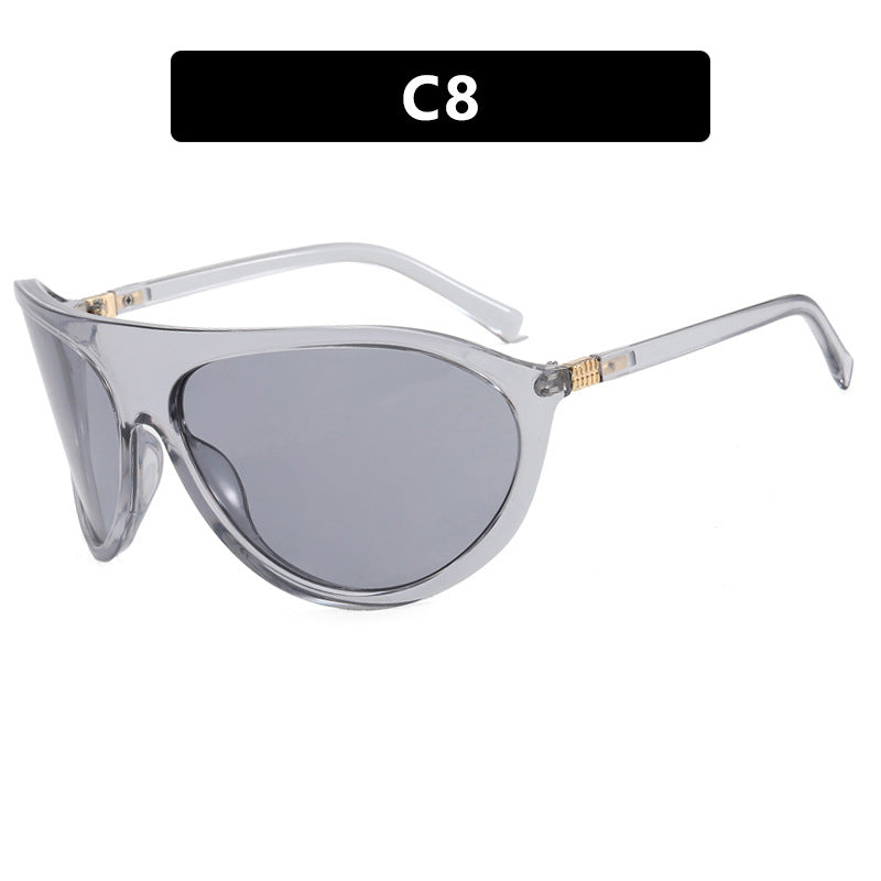 Damen Cat-Eye solbriller med unikt design og beskyttende UV-filter Luvikno