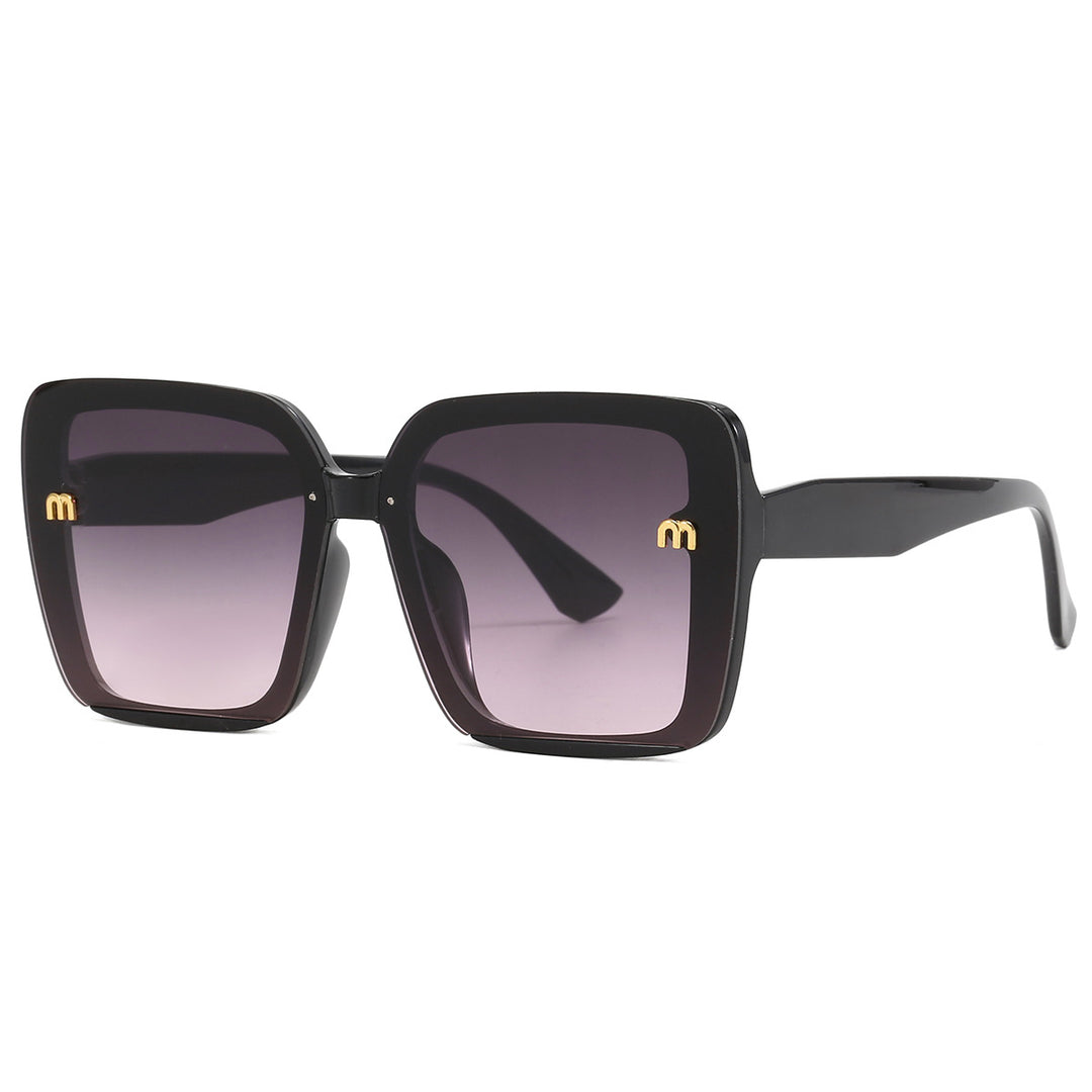 Dame kvadratisk solbrille med elegant ramme Luvikno