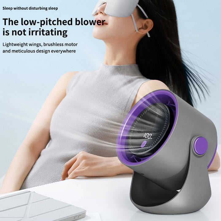 Unisex Digital Air Circulator Vifte Luvikno