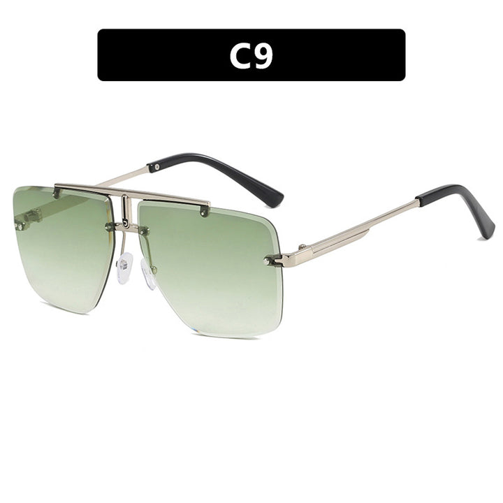Dame kvadratisk solbrille i stilfull minimalistisk design Luvikno