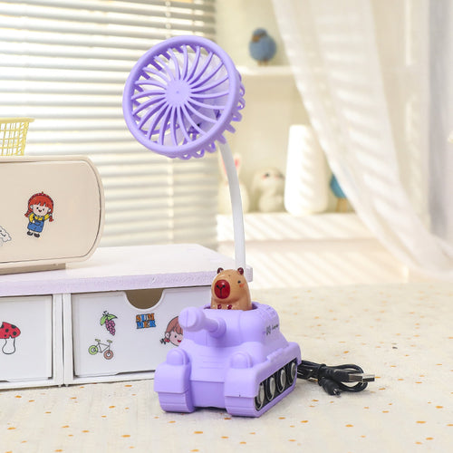 Dame Kreativ Mini-Ventilator i Panzerdesign Luvikno