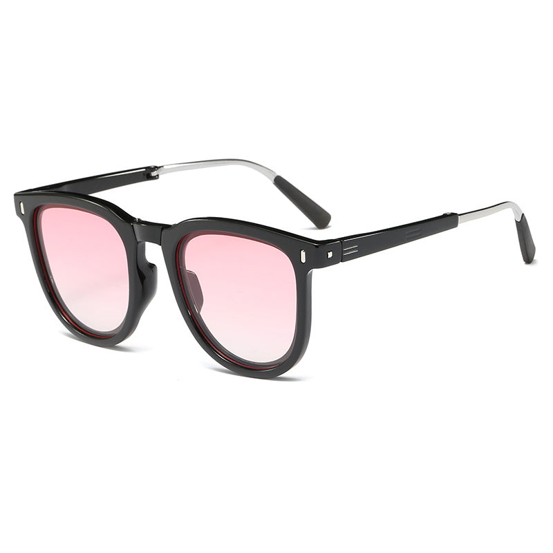 Dame mote solbrille med innovativt skilpaddemønster Luvikno