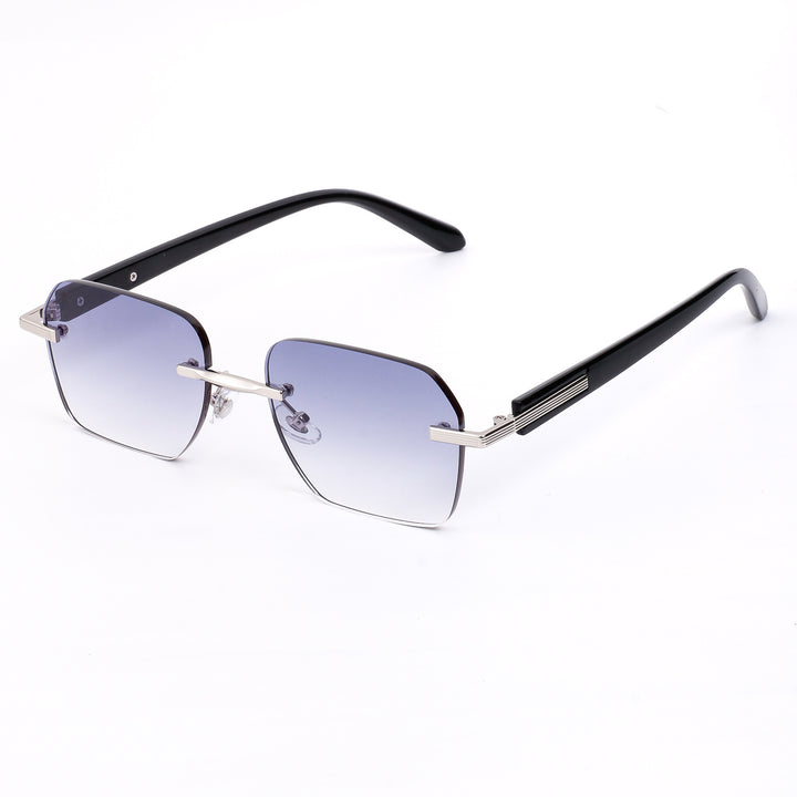 Dame mode solbrille med elegant metallramme og robuste glass Luvikno