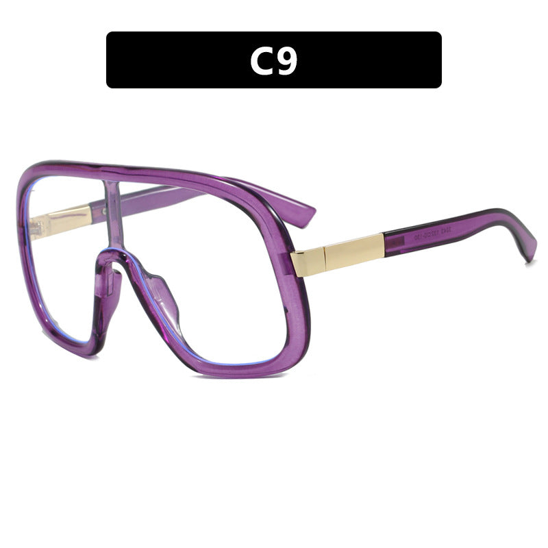 Dame oversized solbriller i elegant retro-design Luvikno