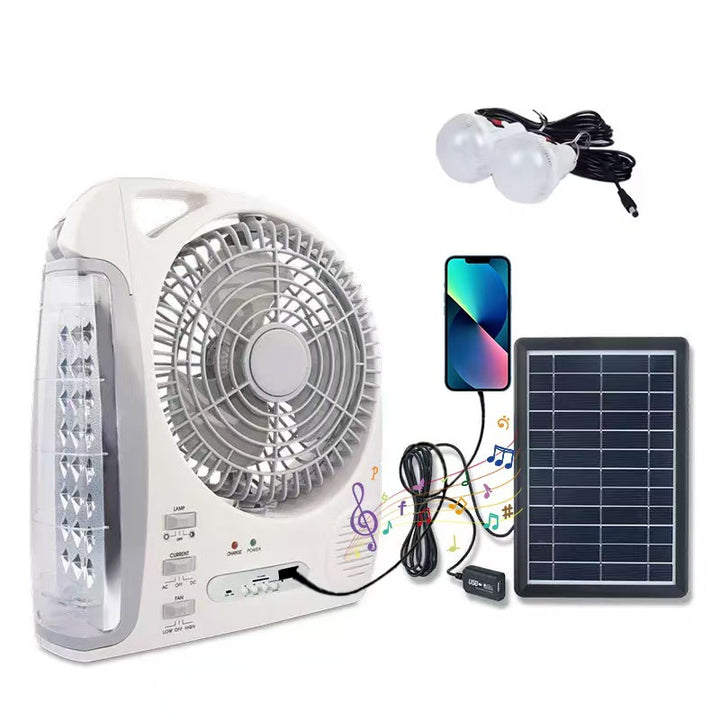 Kvinne Multifunksjonell Solfanger med Integrert LED-belysning Skanto