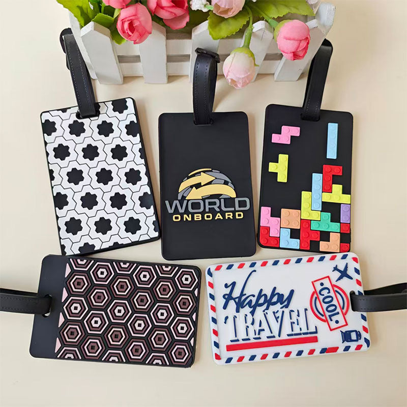 Unisex Bagasjetag i kreativt Tetris-design Luvikno