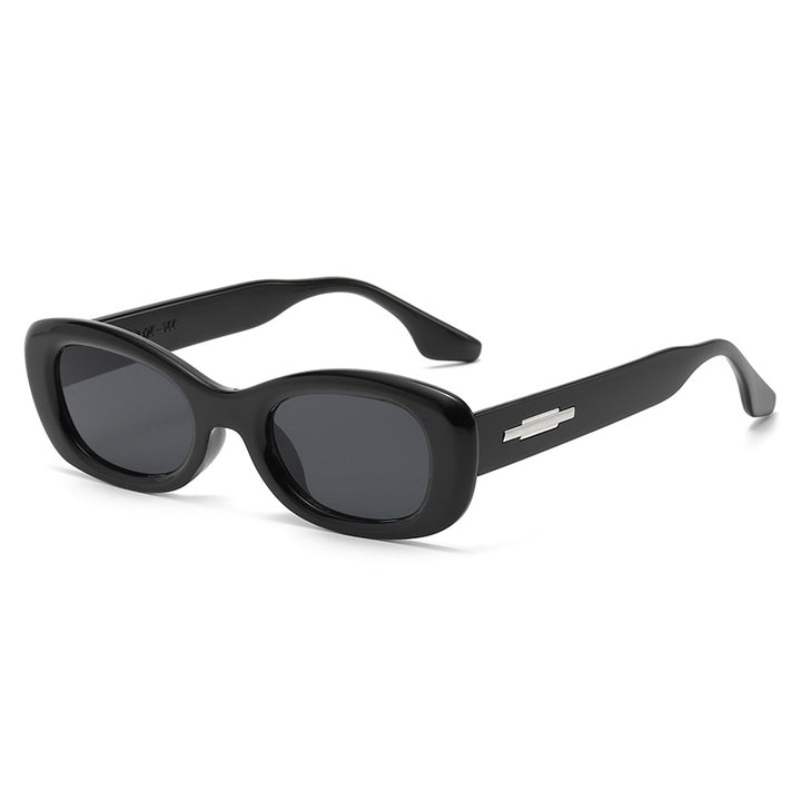 Dame modisk solbrille med oval rammeform og UV-beskyttelse Luvikno