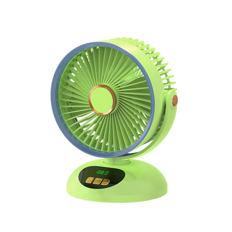 Unisex Bærbar Turbo-Ventilator med digital skjerm Luvikno