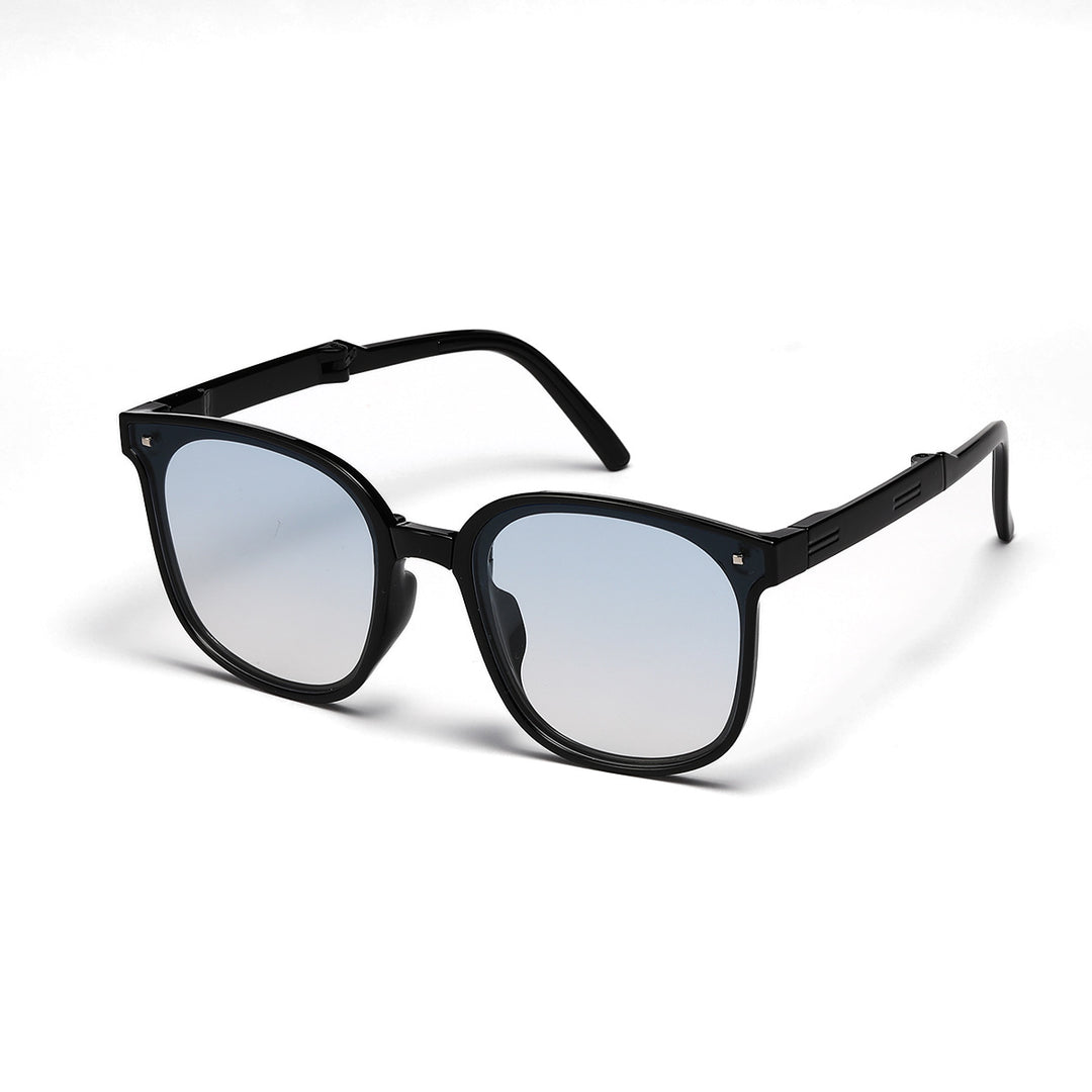 Dame kvadratisk solbrille med innovativ ramme i plast og polarisert glass Luvikno