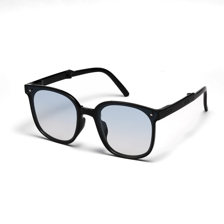 Dame kvadratisk solbrille med innovativ ramme i plast og polarisert glass Luvikno