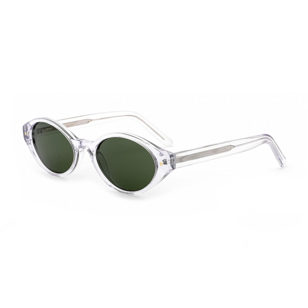 Dame solbrille i ovalt retro-design med høyeste UV-beskyttelse Luvikno
