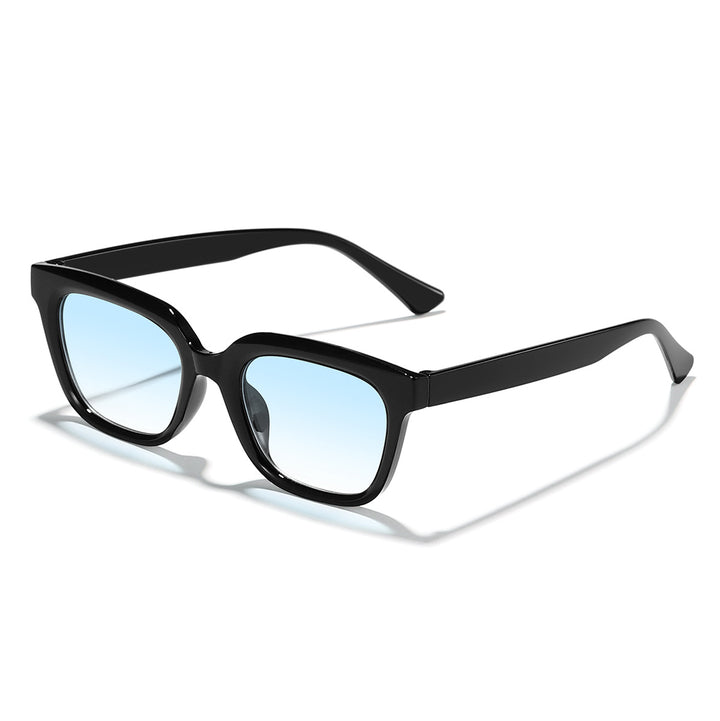 Dame Moderne firkantet solbriller med stilfull ramme i transparent Luvikno
