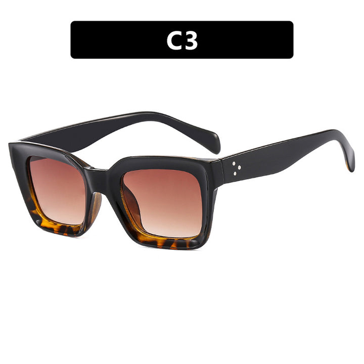 Dame oversized solbrille med markant design Luvikno