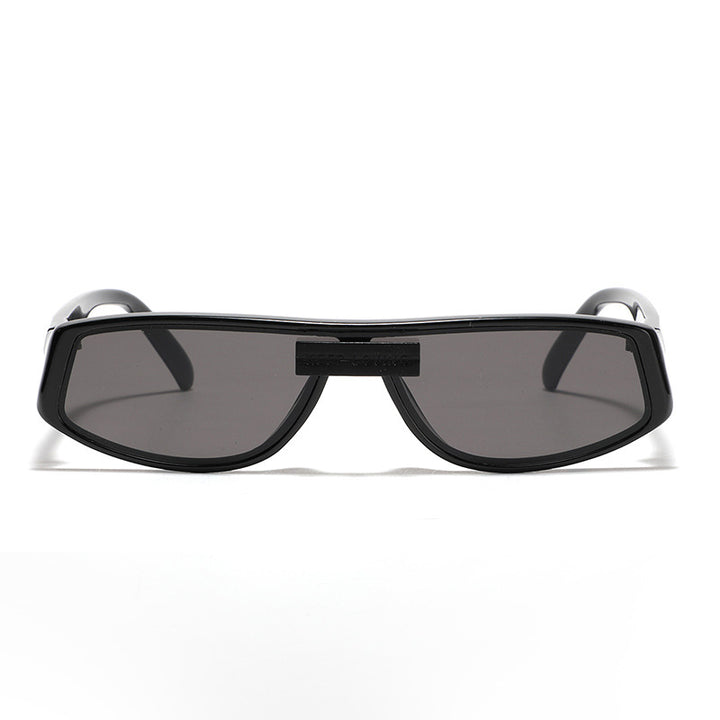 Dame futuristiske solbriller i minimalistisk design Luvikno
