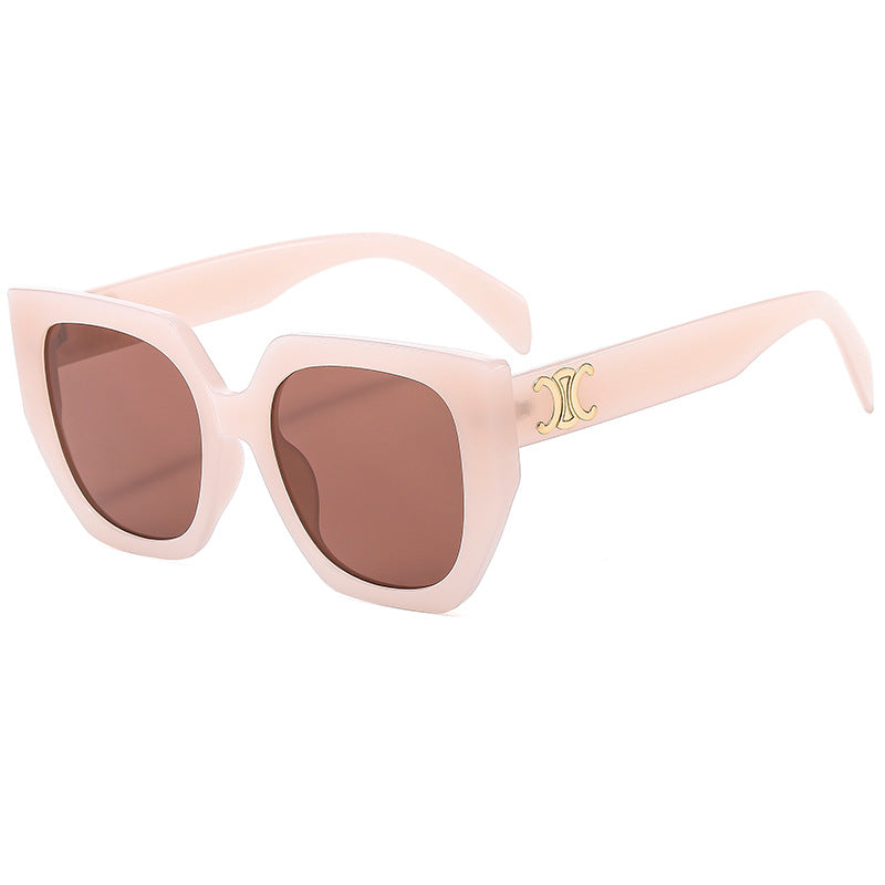 Dame Statement-solbrille med glamorøs ramme Luvikno