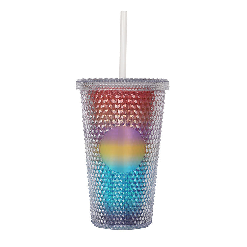 Unisex plastikkopp med teksturert design Luvikno