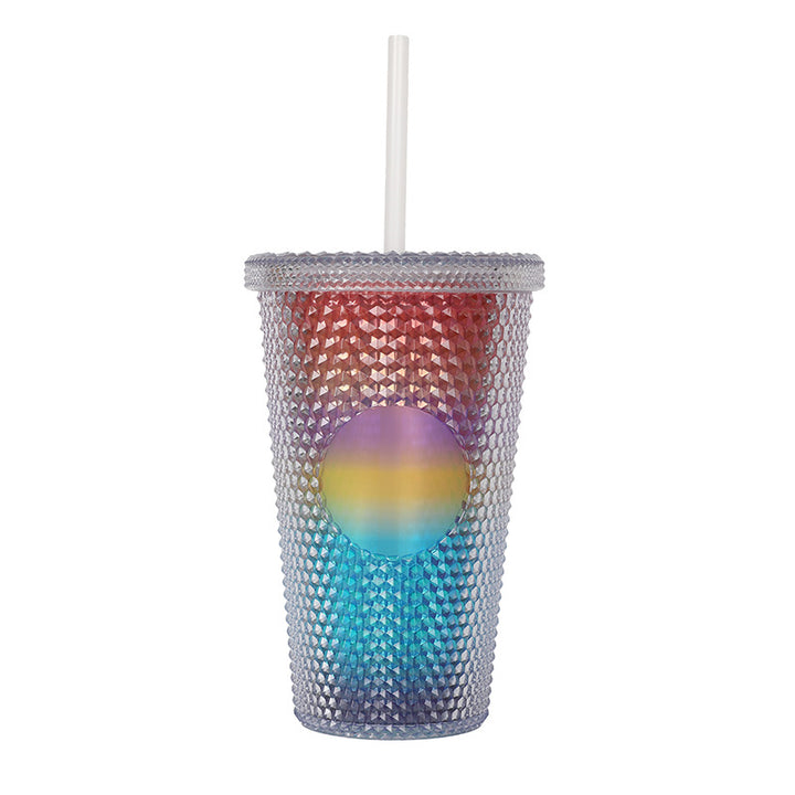 Unisex plastikkopp med teksturert design Luvikno