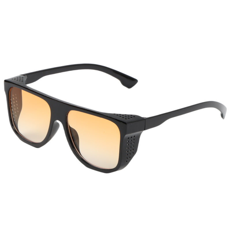 Dame moterik oversized solbrille med unik aksent Luvikno