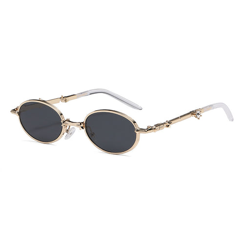Dame moter briller med elegant metallramme og let fargede glass Luvikno