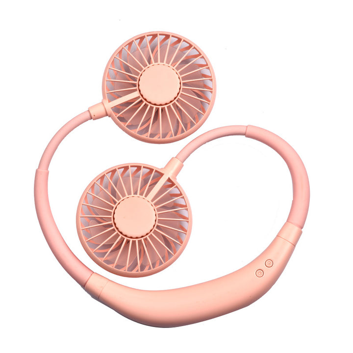 Unisex Nakke-montert Dual Fan Luvikno