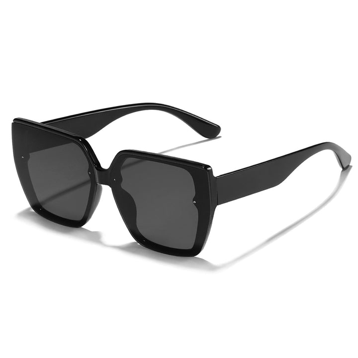 Dame oversized solbriller med elegant design Luvikno