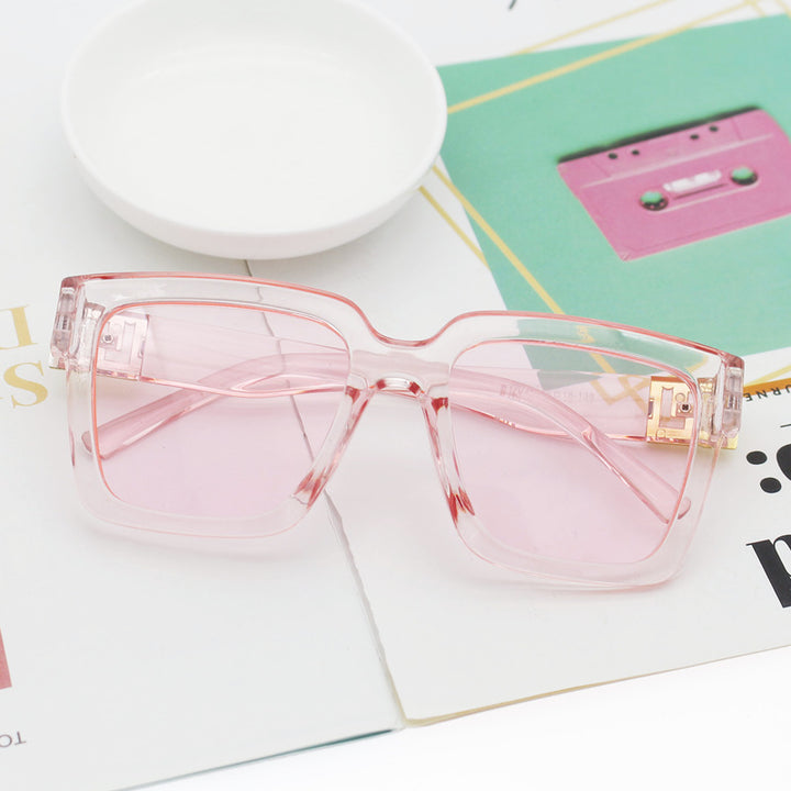Dame trendy firkantet solbrille med høyverdig UV-beskytter teknologi Luvikno