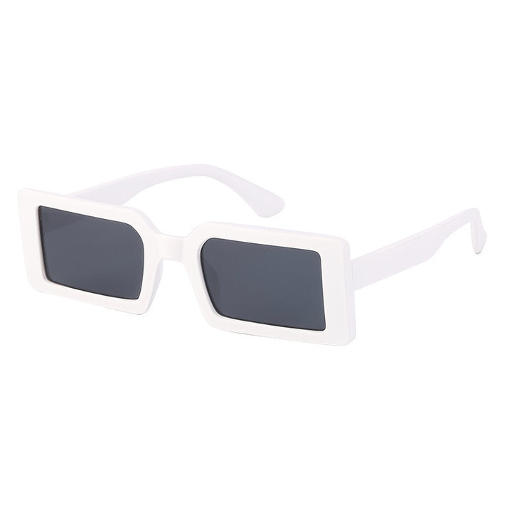 Dame moteriktig transparent hjørne solbrille Luvikno