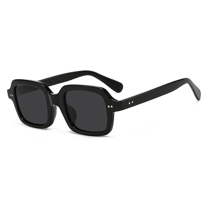 Dame moderne firkantede solbriller med bred ramme og elegant design Luvikno