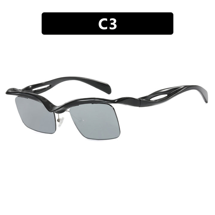 Damer sporty solbrille med aerodynamisk design og komfortabel bæreopplevelse Luvikno